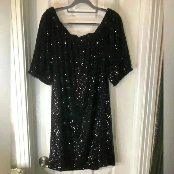 Sequin Off-The-Shoulder Dress Size 
Small and medium - Picture 9 of 16